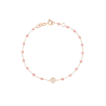 Bracelet Or Rose Puce Resine